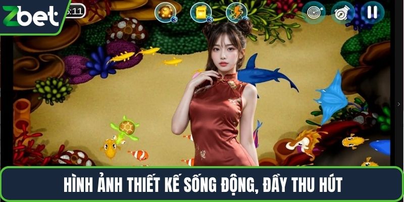 Hình ảnh thiết kế sống động, đầy thu hút