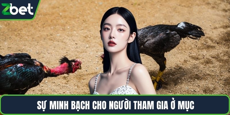 Sự minh bạch cho người tham gia ở mục